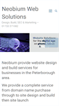 Mobile Screenshot of neobium.co.uk